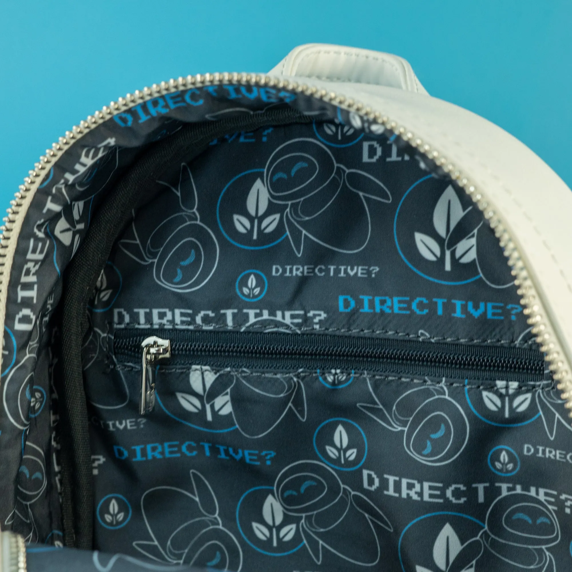 Loungefly x Pixar WALLE Eve Wearing Lights Cosplay Mini Backpack