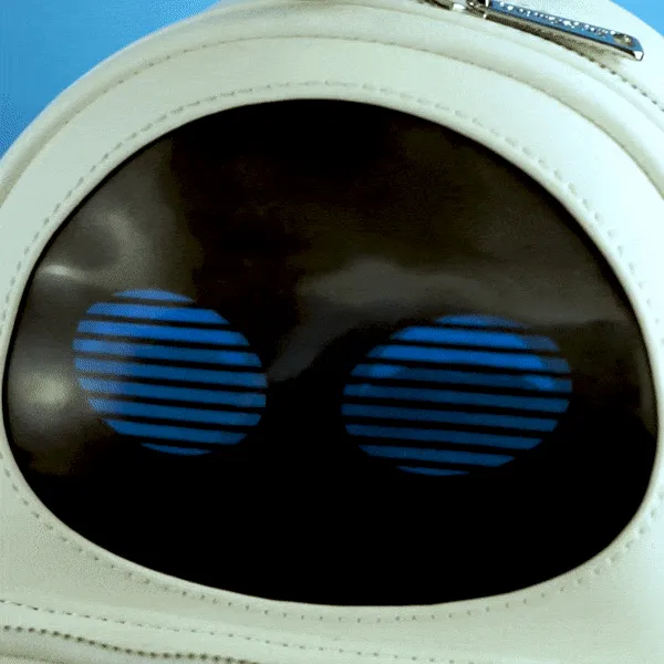 Loungefly x Pixar WALLE Eve Wearing Lights Cosplay Mini Backpack