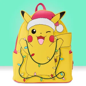 Loungefly x Pokemon Holiday Pikachu Mini Backpack