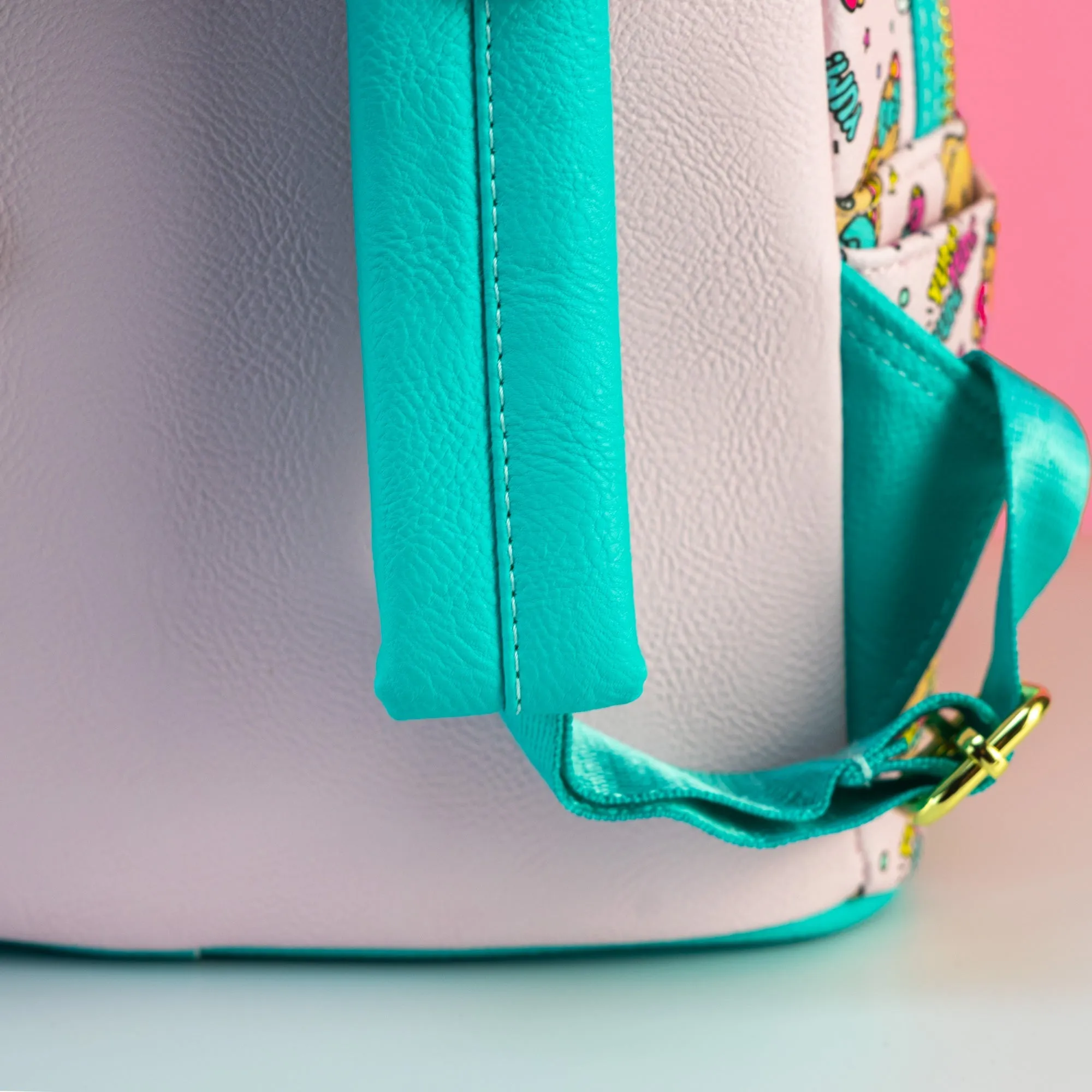 Loungefly x Sanrio Hello Kitty Burger and Hot Dog Print Mini Backpack