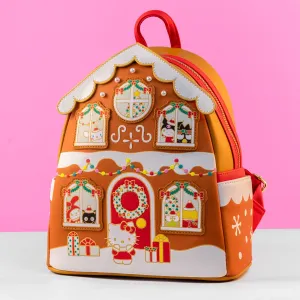 Loungefly x Sanrio Hello Kitty Gingerbread House Mini Backpack