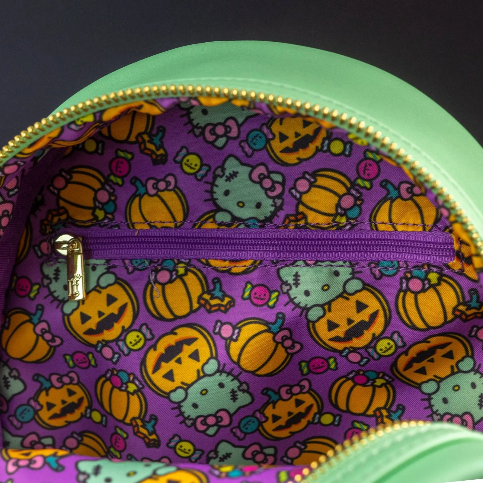 Loungefly x Sanrio Hello Kitty Zombie Pumpkin Cosplay Mini Backpack