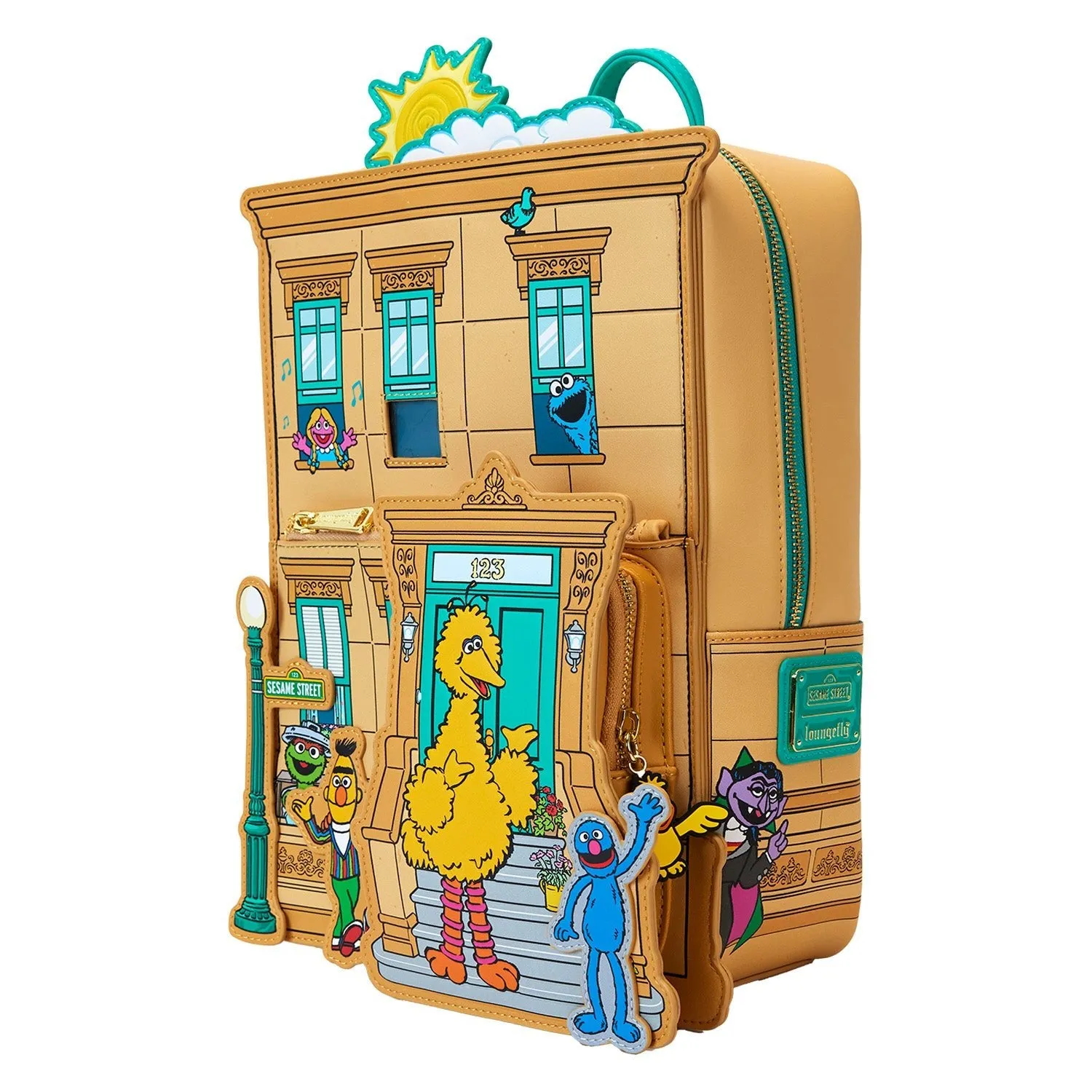 Loungefly x Sesame Street Corner Mini Backpack