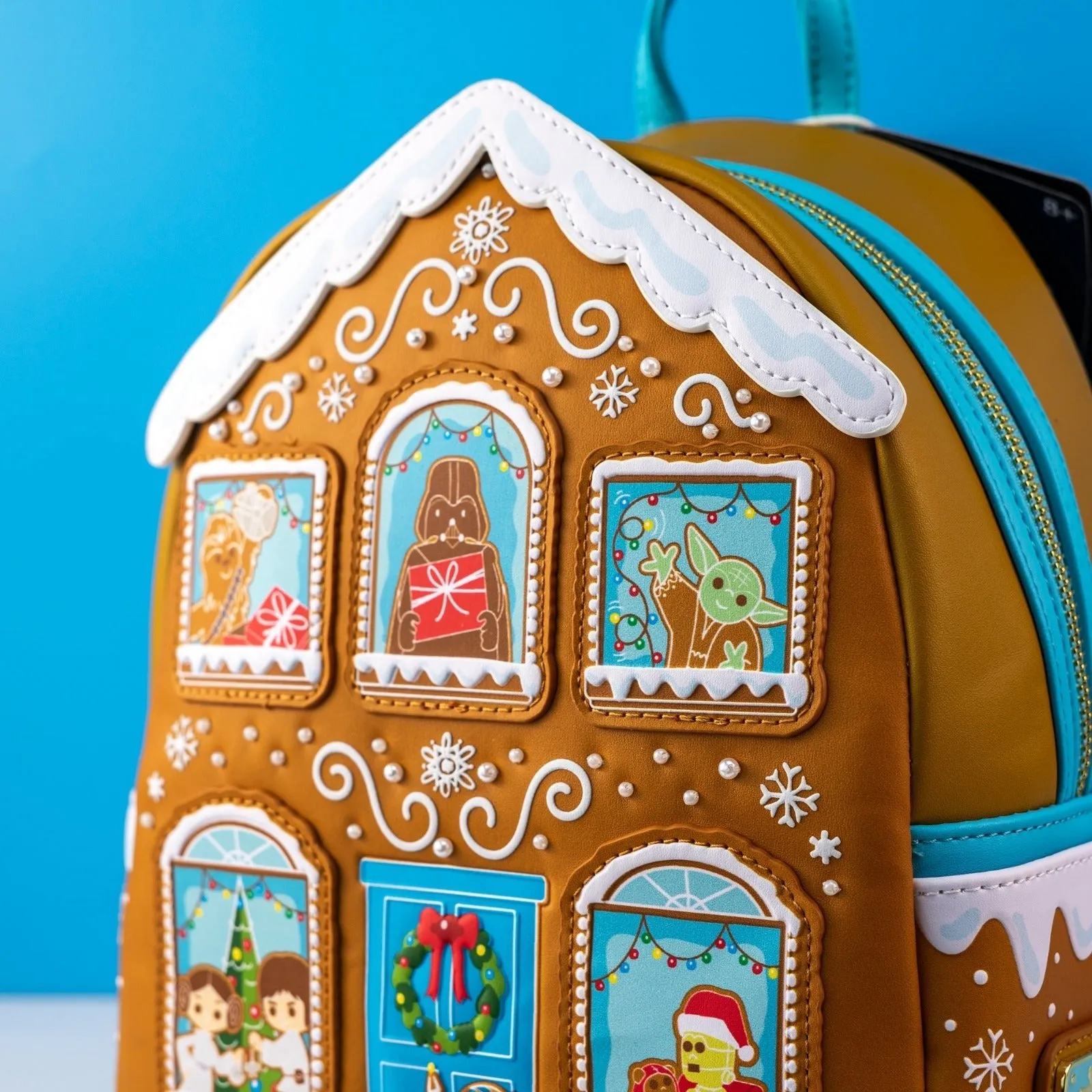 Loungefly x Star Wars Festive Gingerbread House Mini Backpack