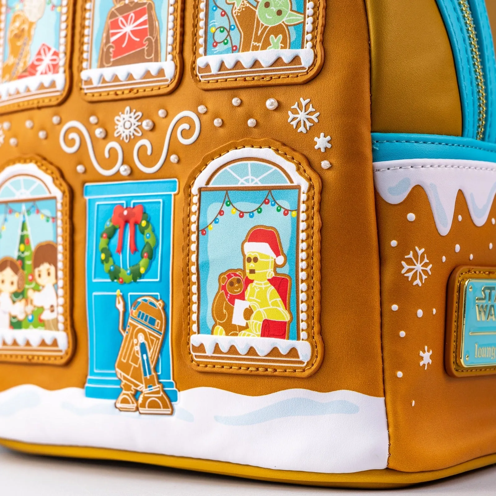 Loungefly x Star Wars Festive Gingerbread House Mini Backpack