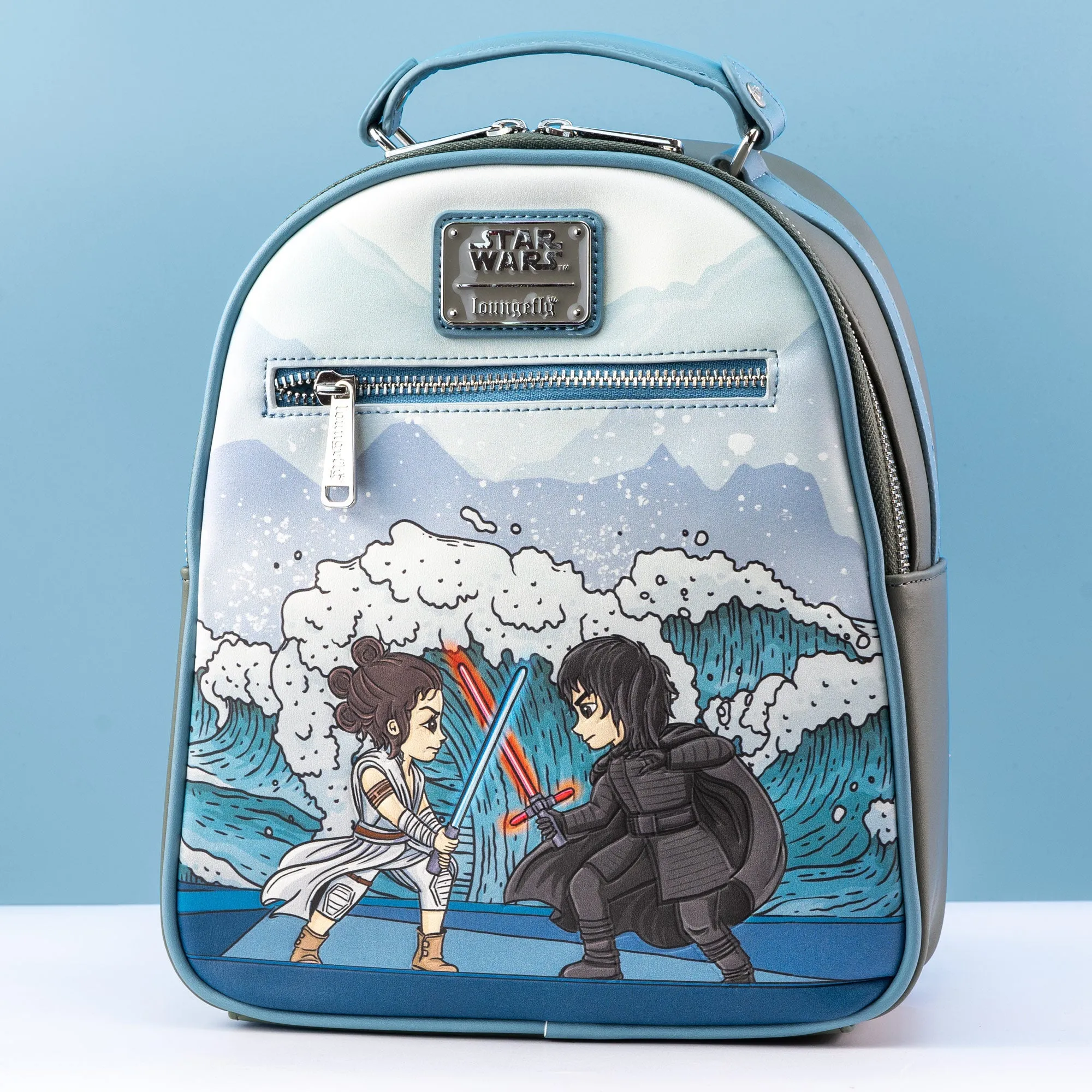 Loungefly x Star Wars Kylo Ren and Rey Mixed Emotions Mini Backpack