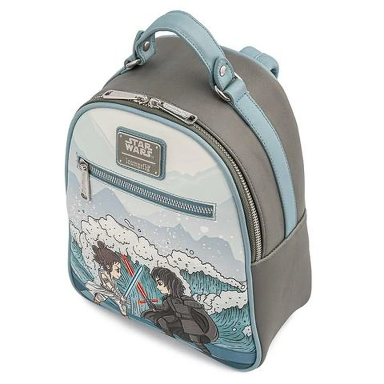 Loungefly x Star Wars Kylo Ren and Rey Mixed Emotions Mini Backpack