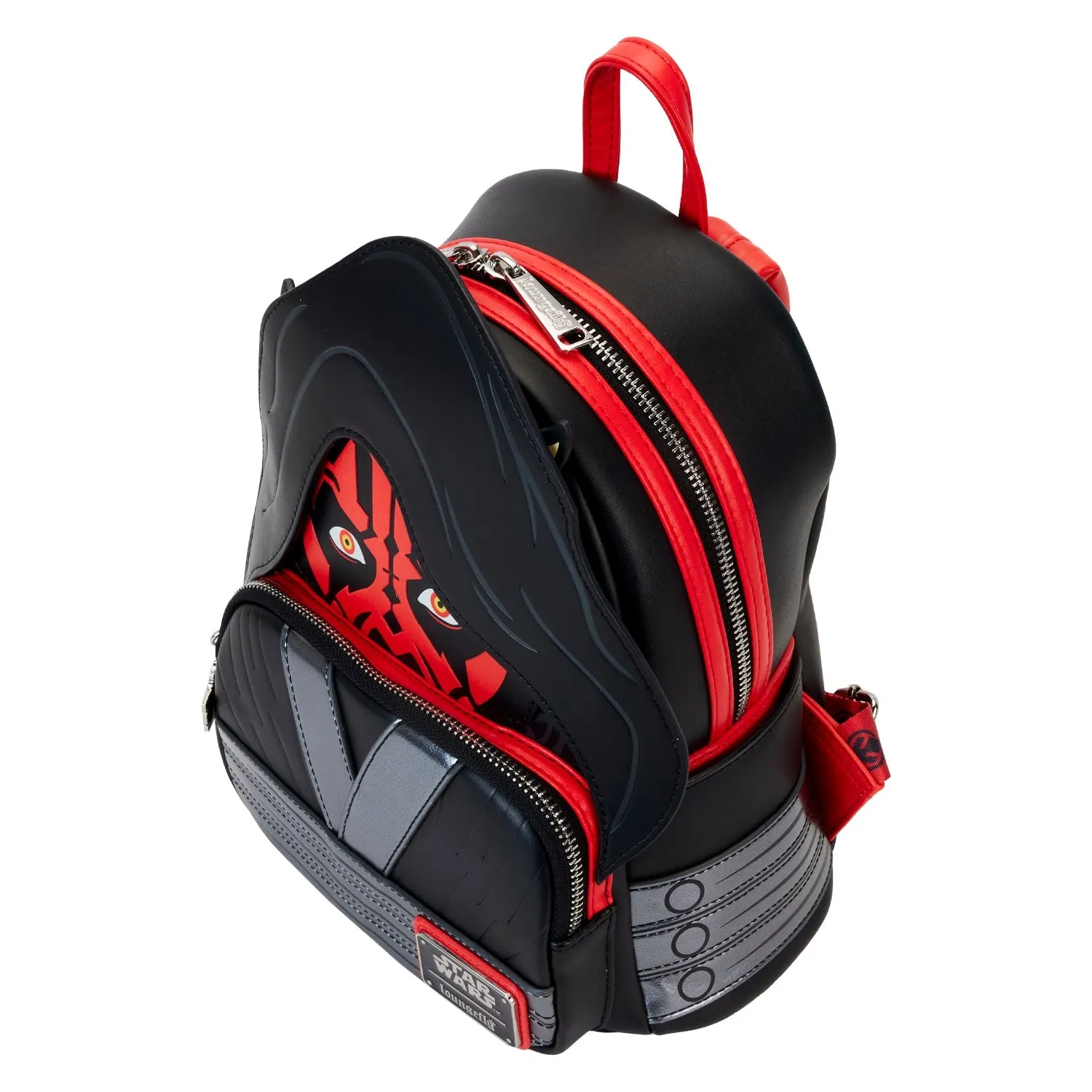 Loungefly x Star Wars Phantom Menace 25th Anniversary Darth Maul Cosplay Mini Backpack