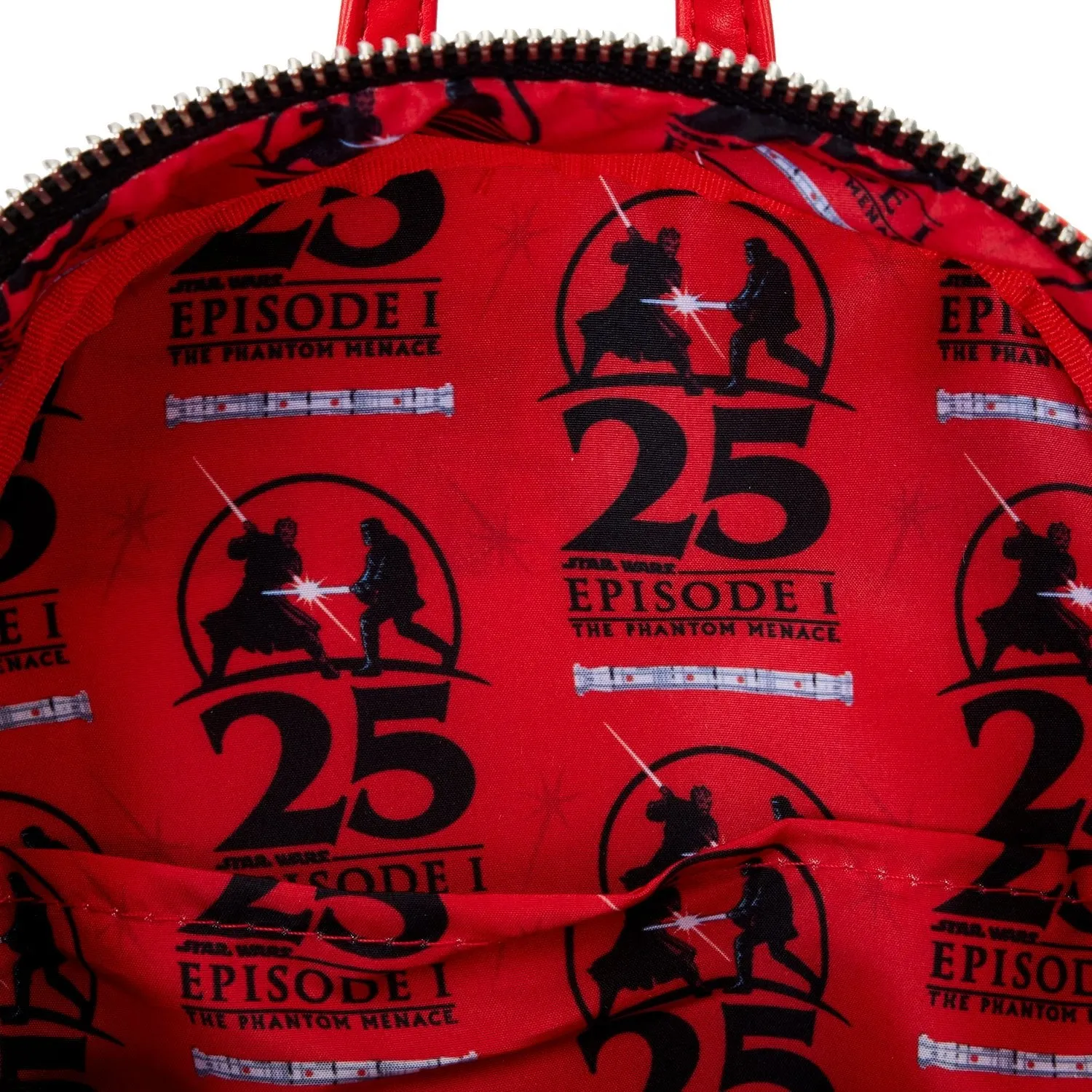 Loungefly x Star Wars Phantom Menace 25th Anniversary Darth Maul Cosplay Mini Backpack