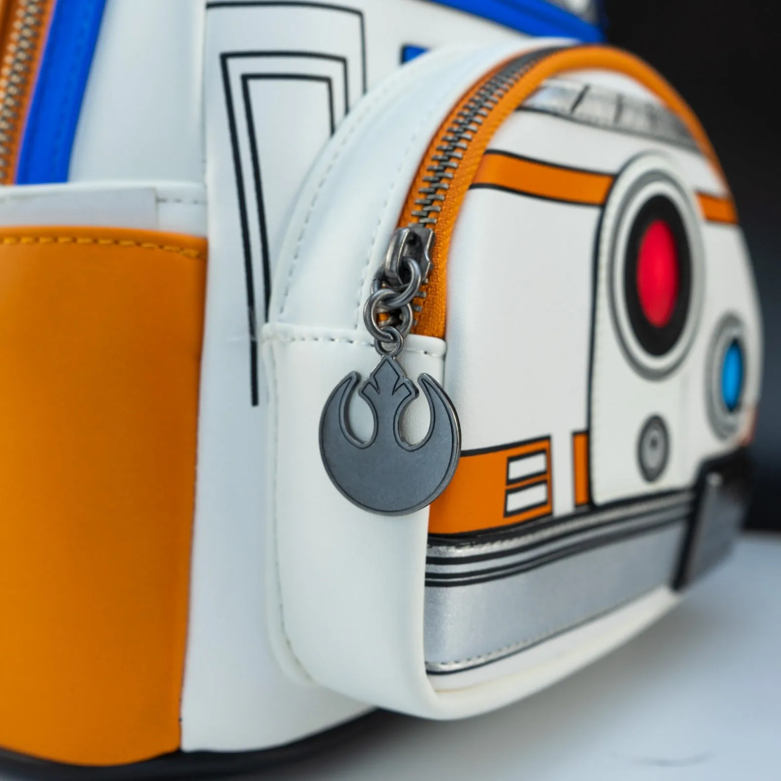 Loungefly x Star Wars R2-D2 and BB-8 Droids Light Up Mini Backpack