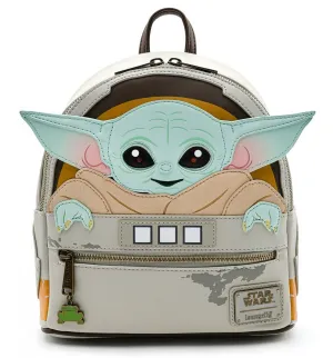Loungefly x Star Wars The Mandalorian Baby Yoda The Child Mini Backpack