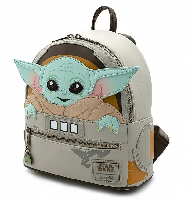 Loungefly x Star Wars The Mandalorian Baby Yoda The Child Mini Backpack