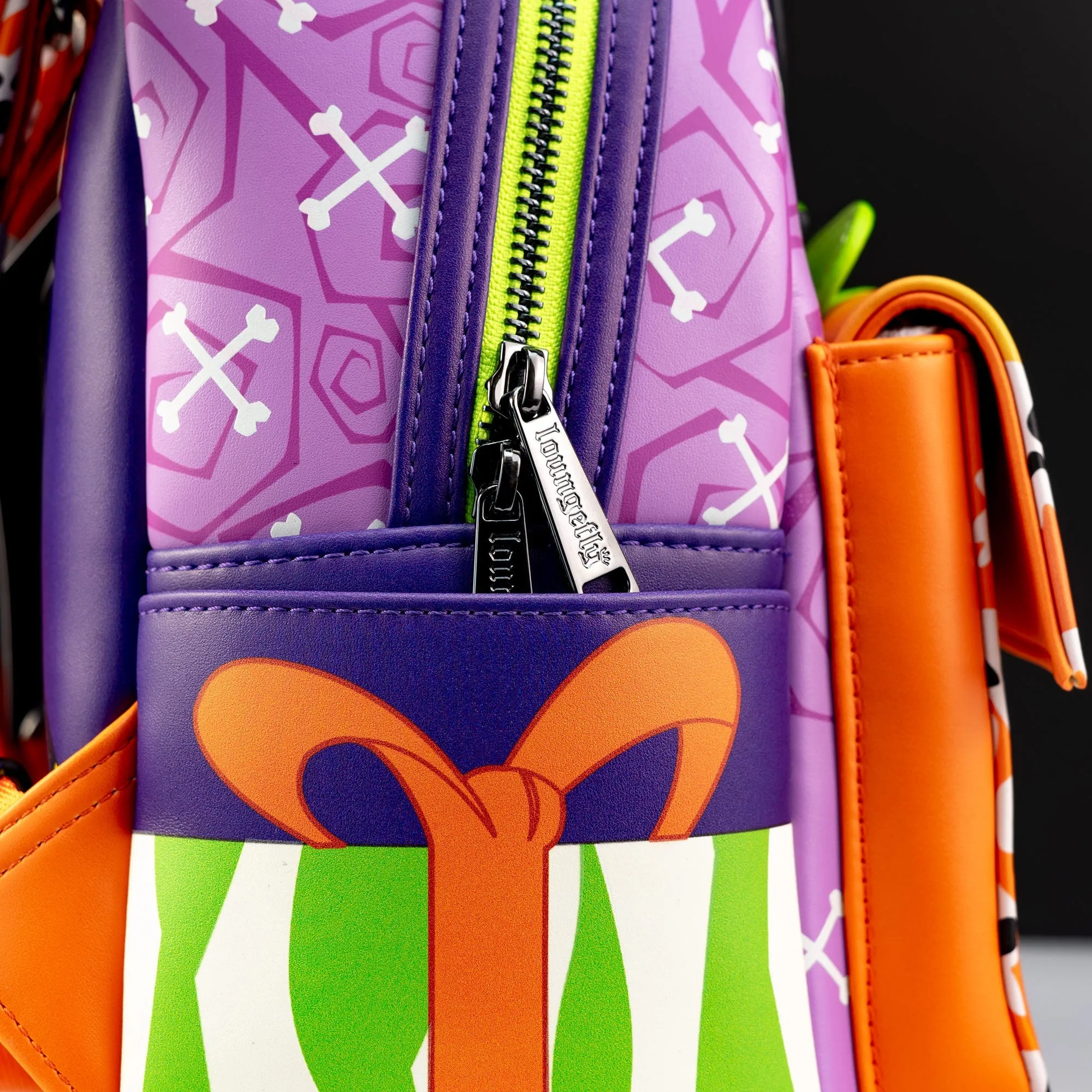 Loungefly x The Nightmare Before Christmas Scary Teddy Present Mini Backpack