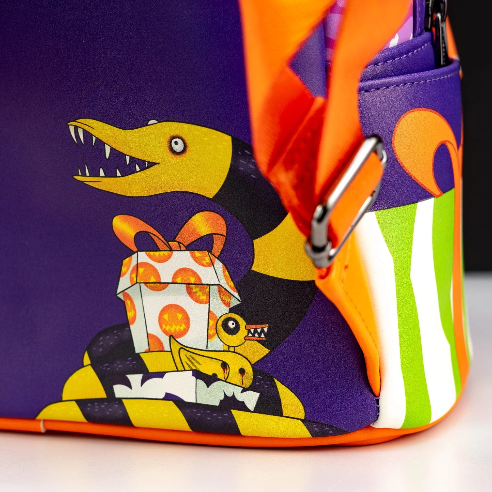 Loungefly x The Nightmare Before Christmas Scary Teddy Present Mini Backpack
