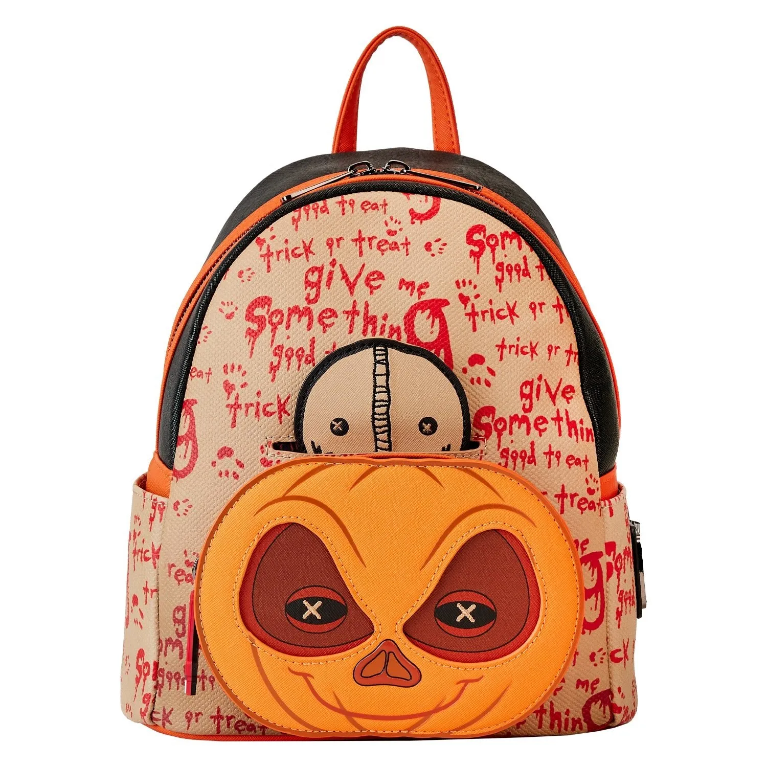Loungefly x Trick ??r Treat Pumpkin Cosplay Mini Backpack