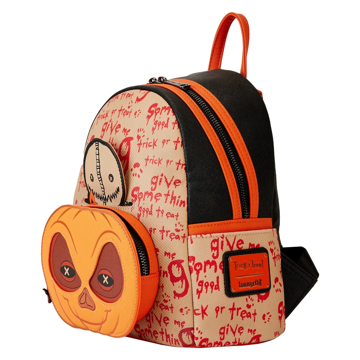 Loungefly x Trick ??r Treat Pumpkin Cosplay Mini Backpack