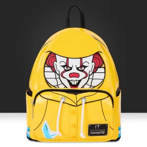 Loungefly x Warner Brothers IT Pennywise Raincoat Cosplay Mini Backpack