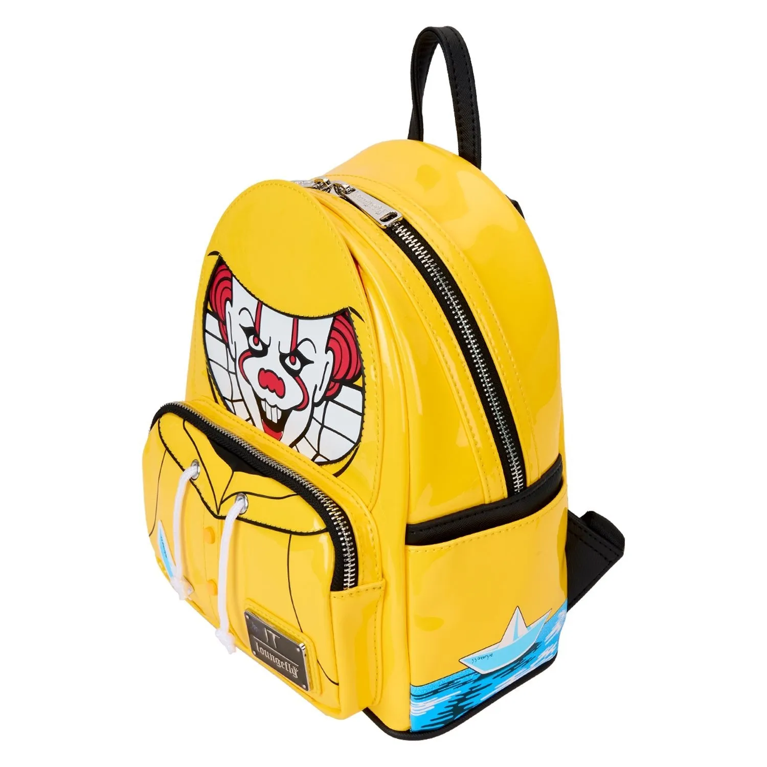 Loungefly x Warner Brothers IT Pennywise Raincoat Cosplay Mini Backpack