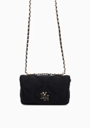 Maila Nylon Crossbody Bag Black