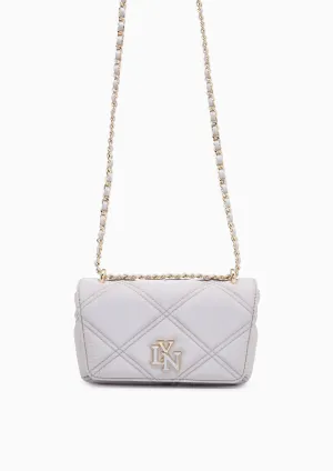 Maila Nylon Crossbody Bag Light Grey