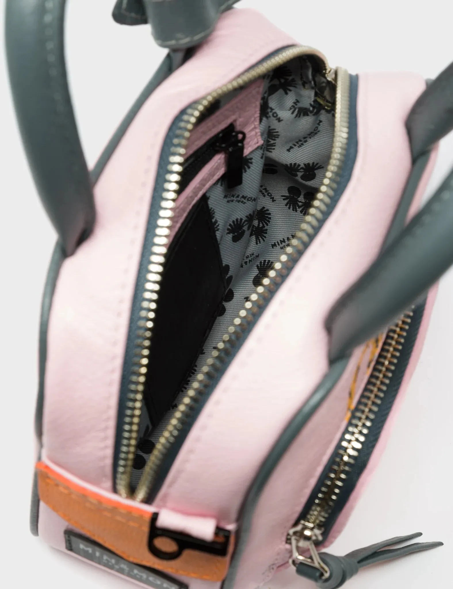 Marino Mini Crossbody Parfait Pink Leather Bag - Creatures of the Future Design