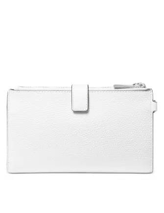Michael Michael Kors Adele Double Zip Pebble Leather Phone Wristlet