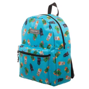 Minecraft Morning Mob Print Backpack