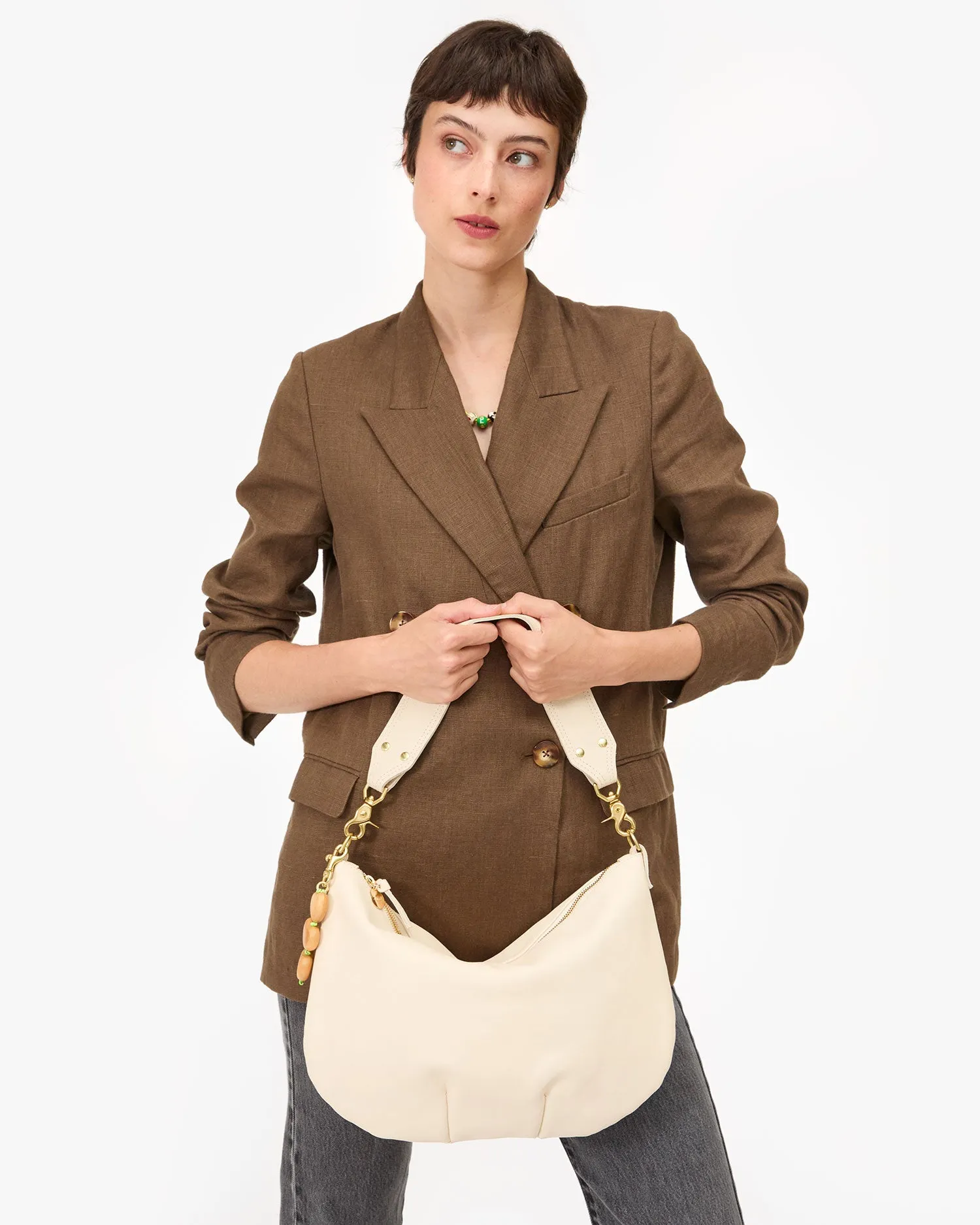 Moyen Messenger Handbags - Crossbody - Moyen Messenger Cream