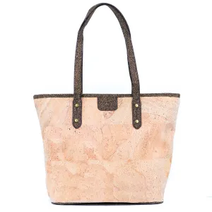 Natural Cork Women's Tote Bag - Spacious, Minimalist, and Sustainable BAG-2313
