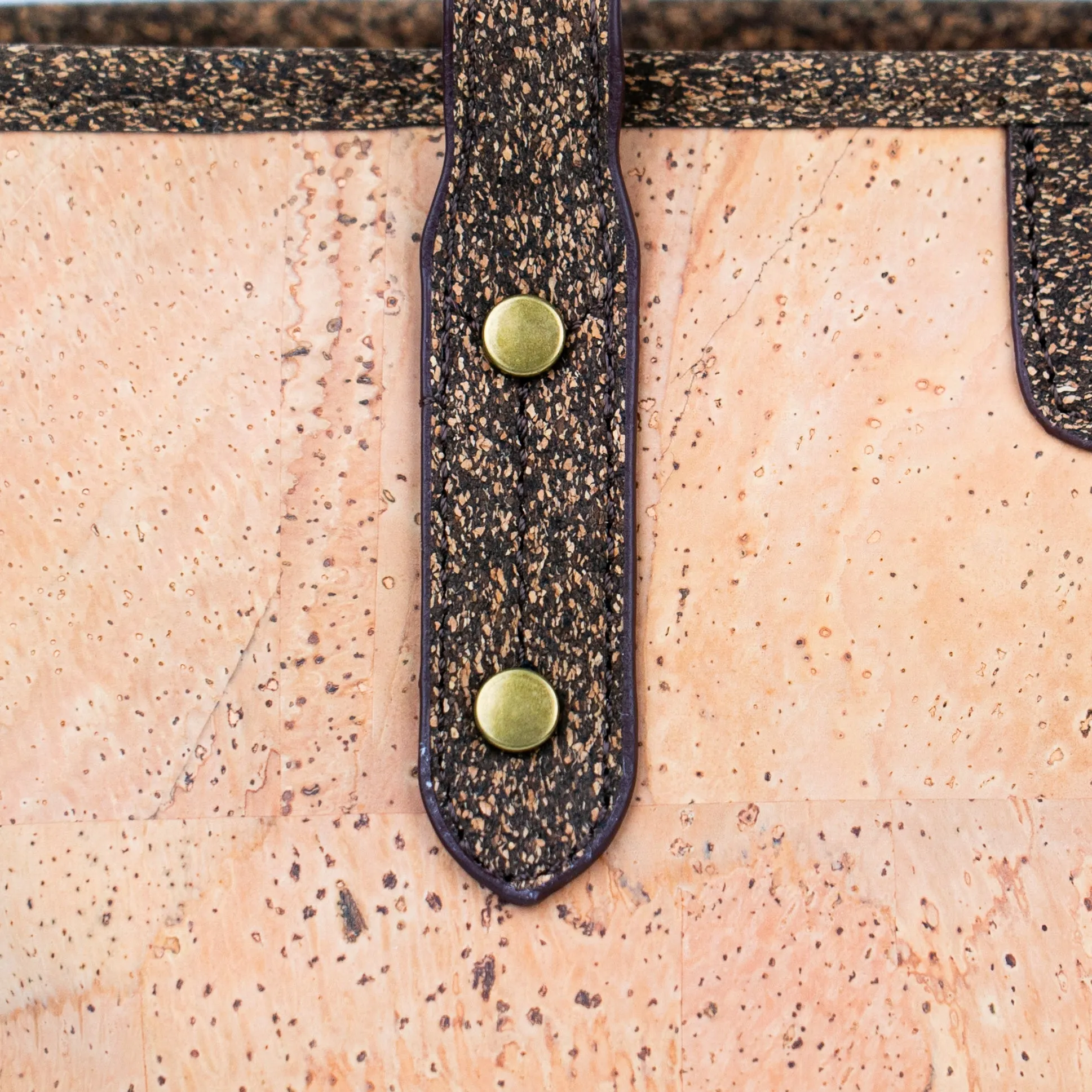 Natural Cork Women's Tote Bag - Spacious, Minimalist, and Sustainable BAG-2313