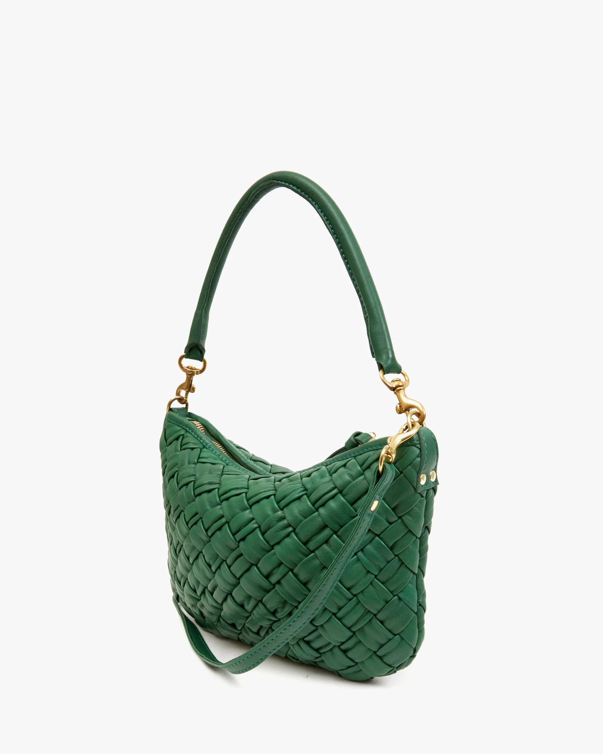 Petit Moyen Handbags - Crossbody - Petit Moyen Fern Puffy Woven