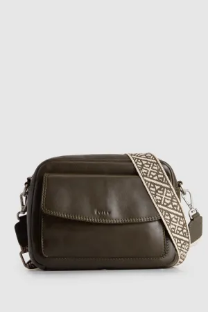 Pia Leather Crossbody Bag