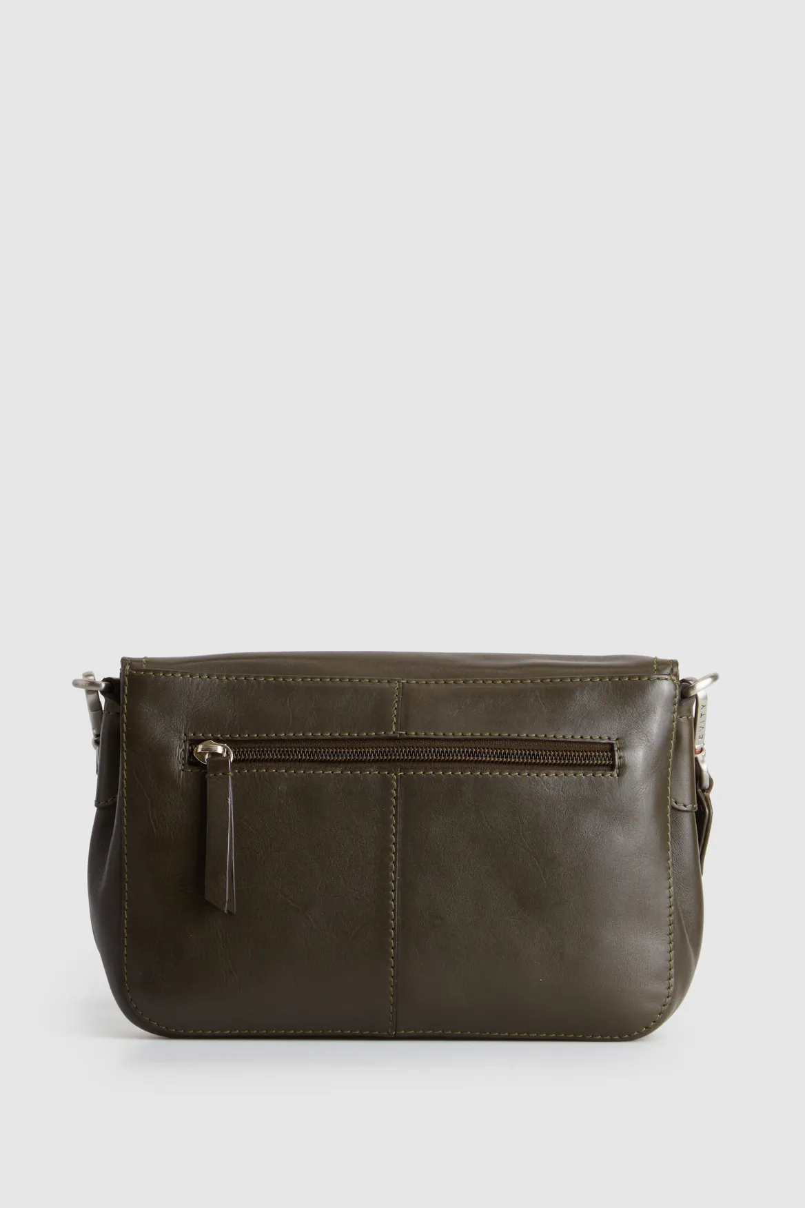 Pia Leather Flap Crossbody Bag