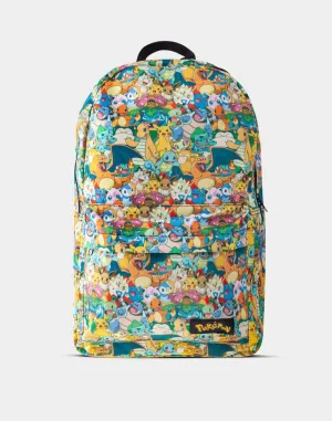 Pokemon Character Print Backpack