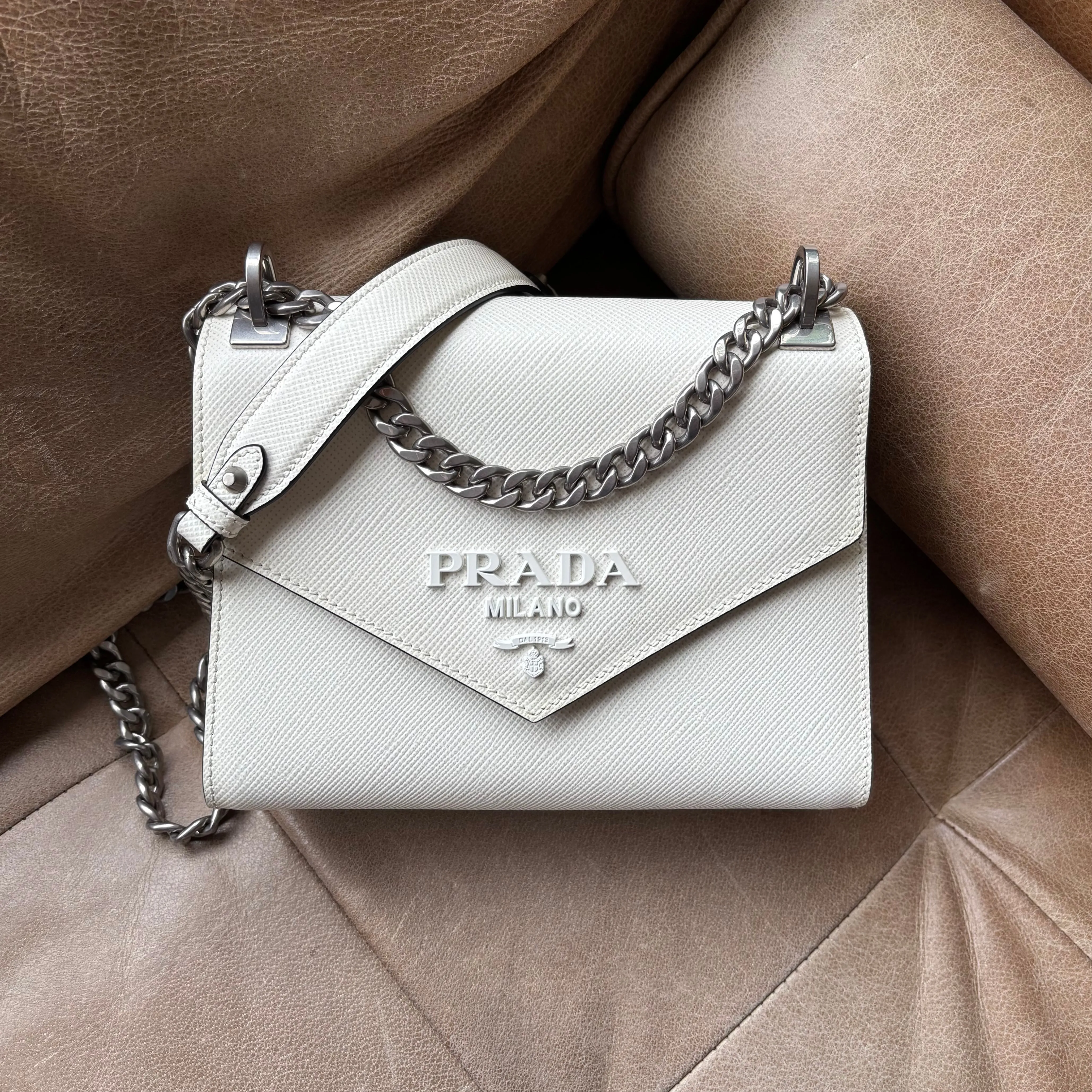 Prada 'Monochrome' Chain Bag