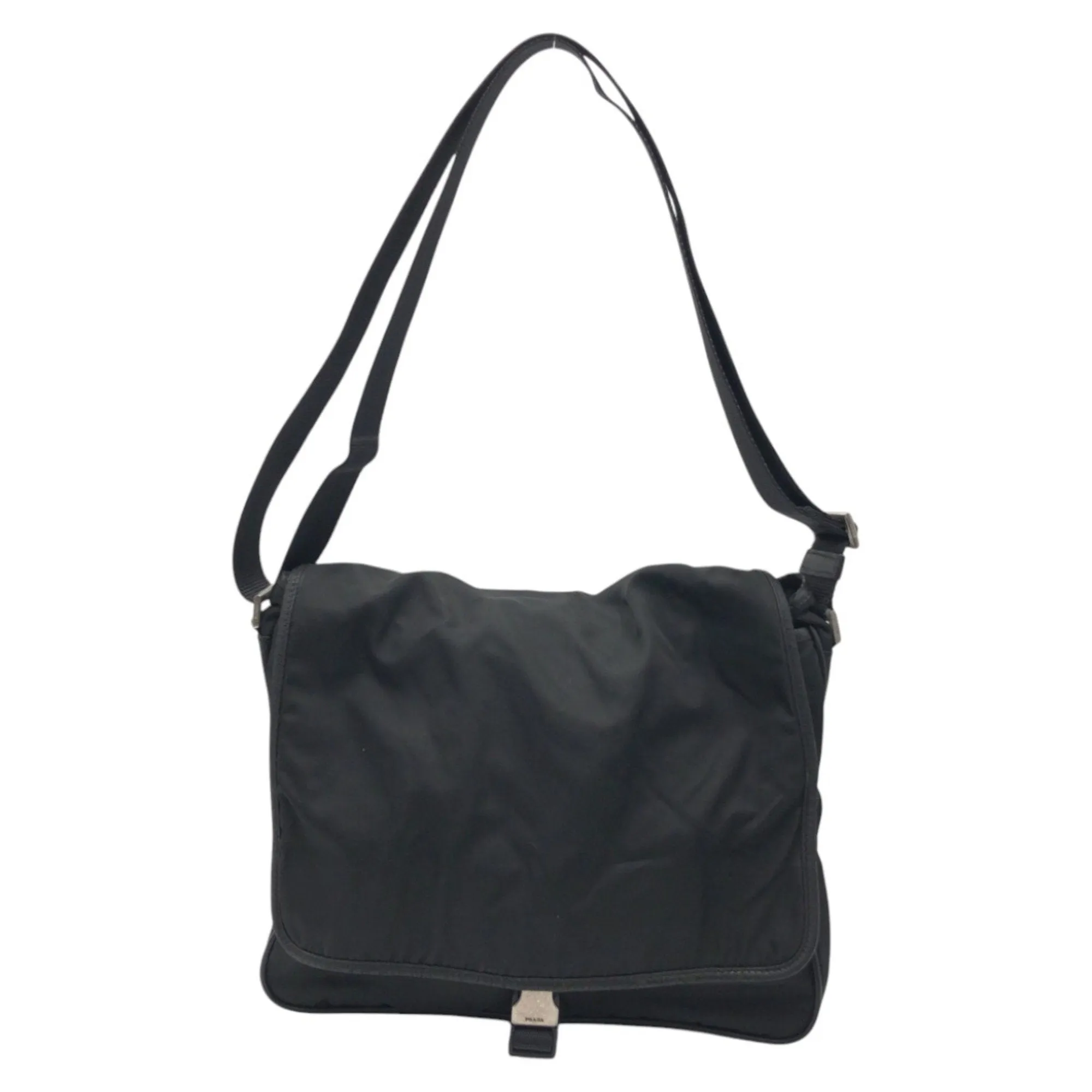 Prada Nylon Messenger Bag Shoulder Bag (Pre-Owned)