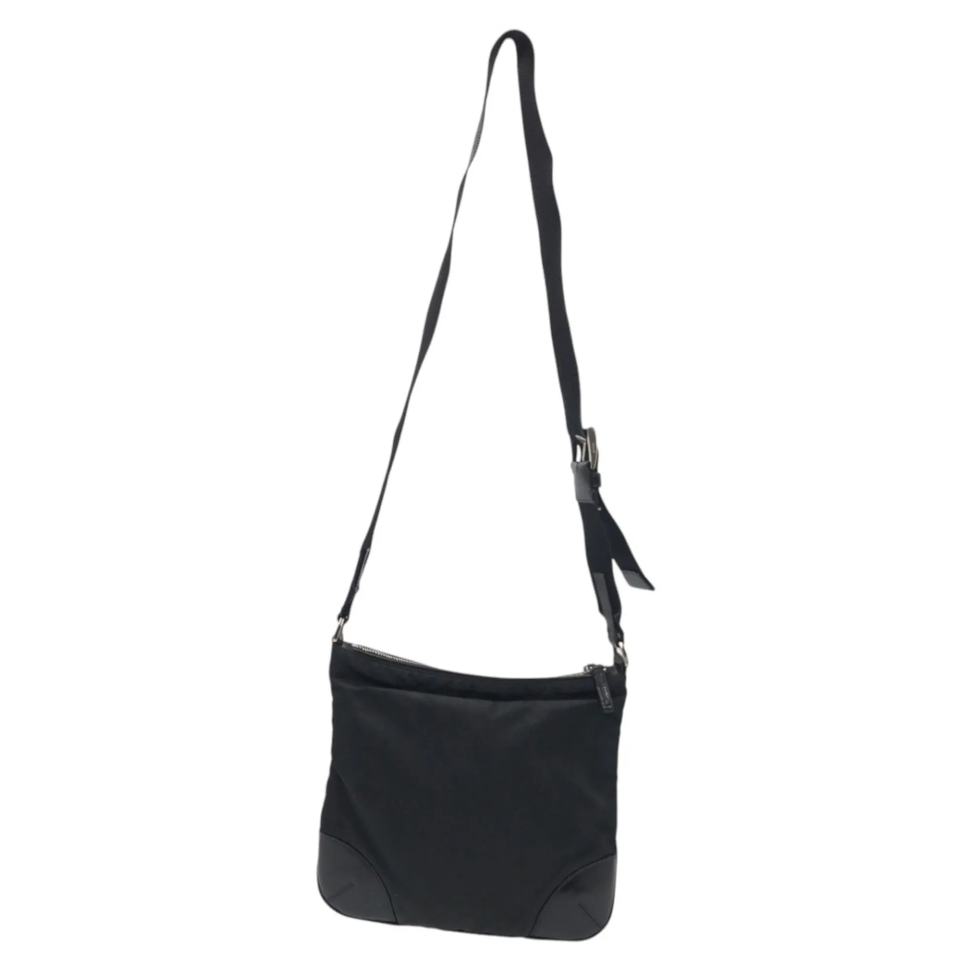 Prada Nylon Messenger Bag Shoulder Bag (Pre-Owned)