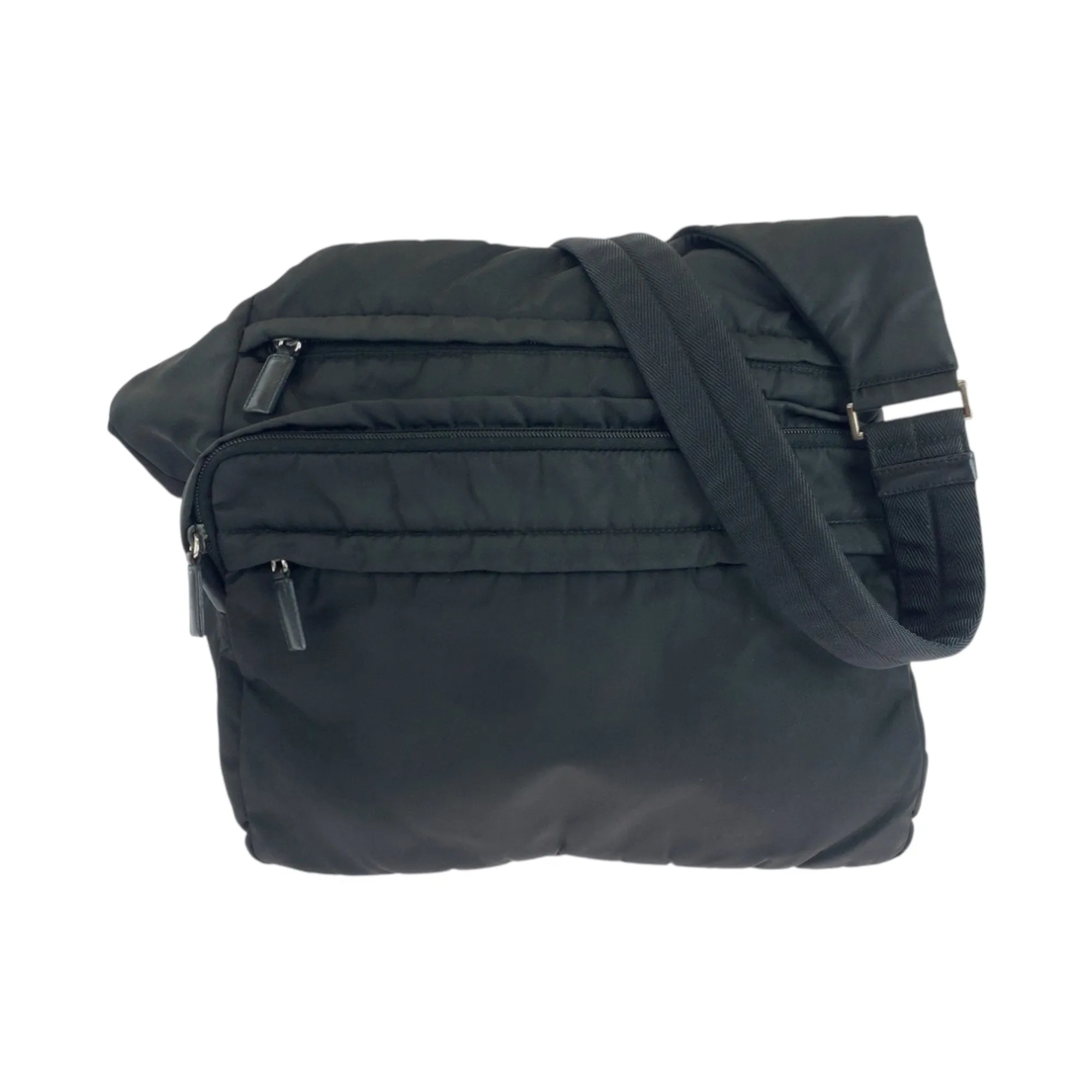 Prada Nylon Messenger Bag Shoulder Bag (Pre-Owned)