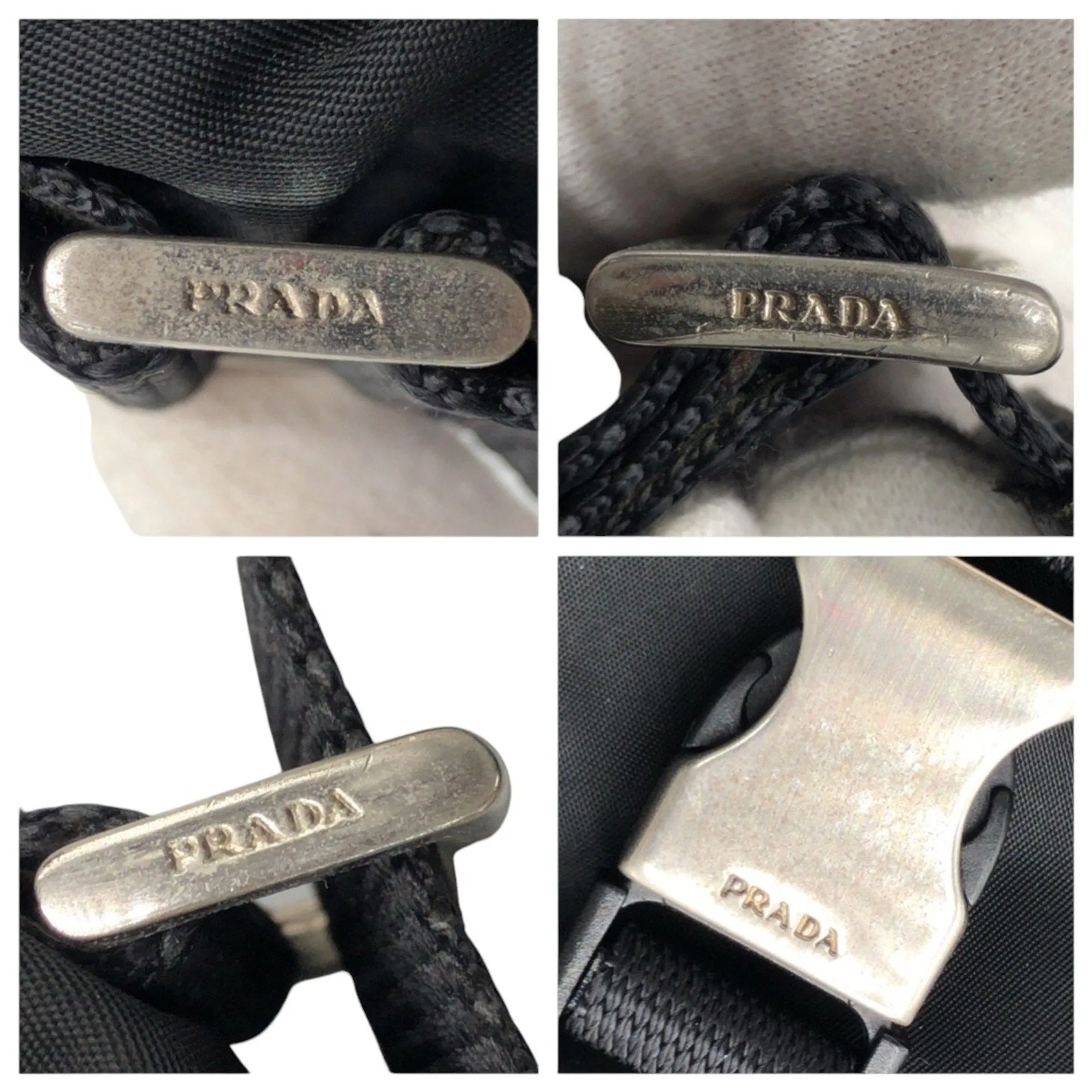 Prada Nylon Messenger Bag Shoulder Bag (Pre-Owned)
