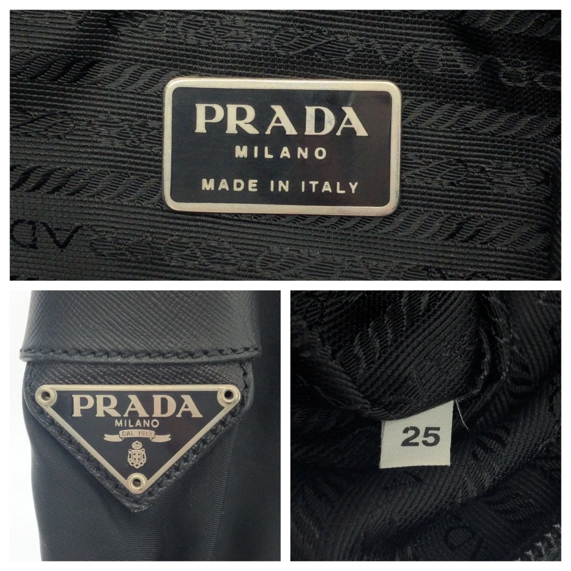 Prada Nylon Pochette Shoulder Bag (Pre-Owned)