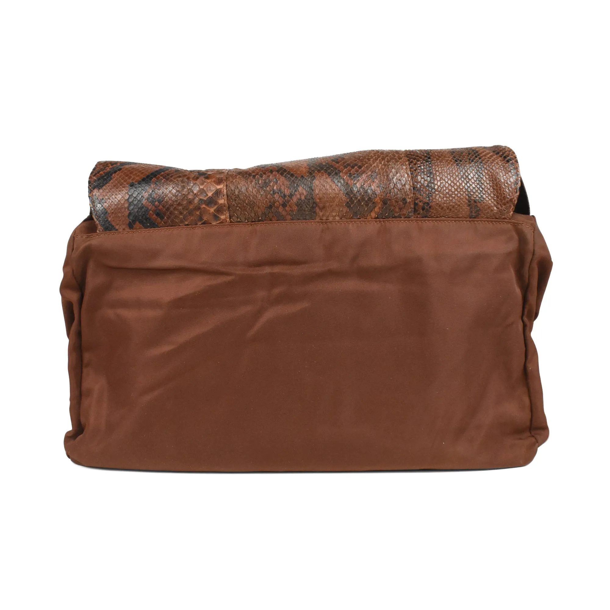 Prada Snakeskin Messenger Bag