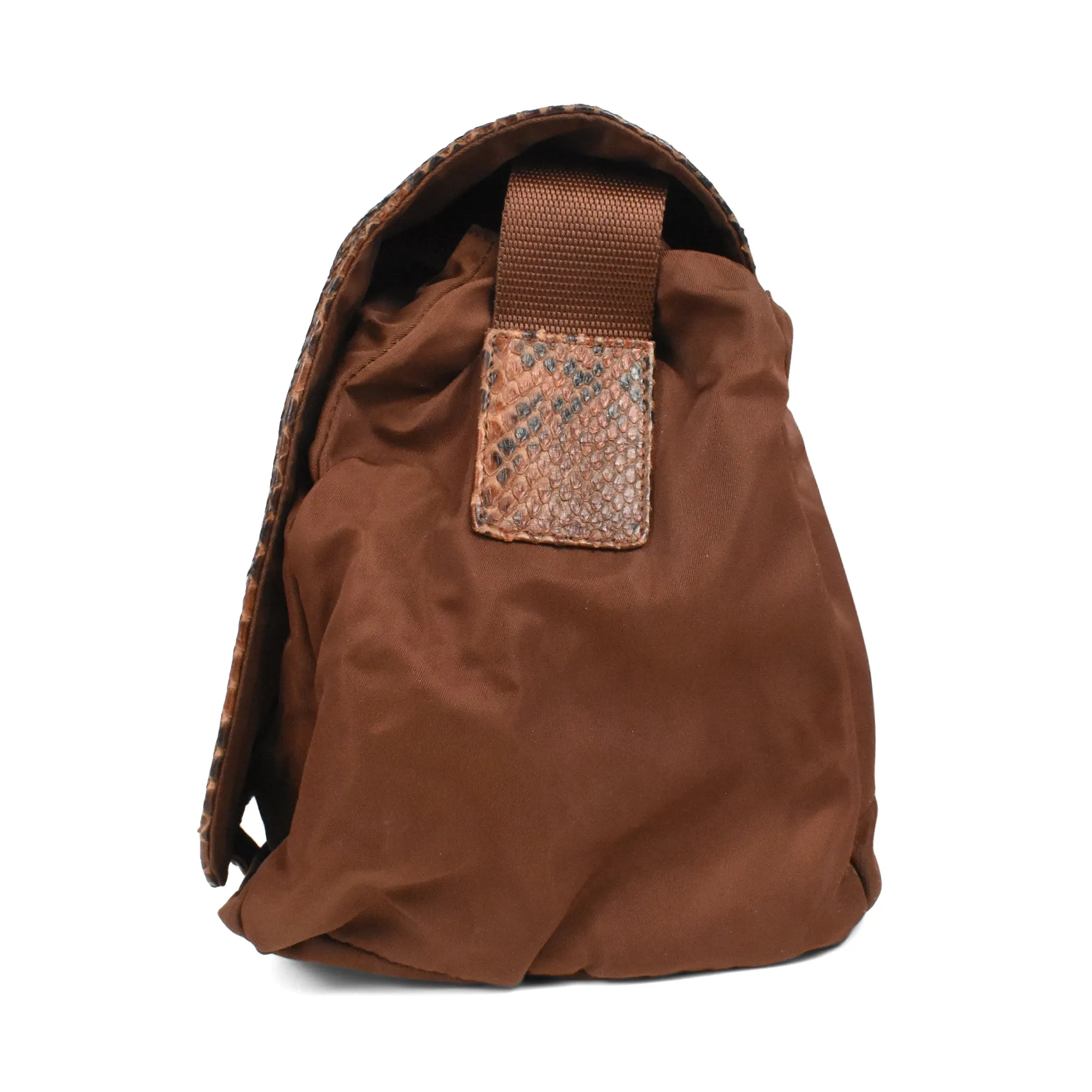 Prada Snakeskin Messenger Bag
