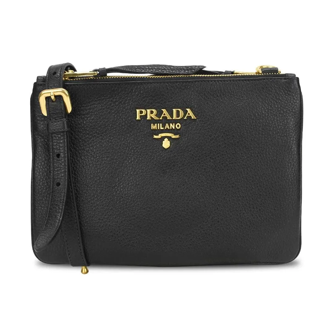 Prada 'Vitello' Crossbody Bag