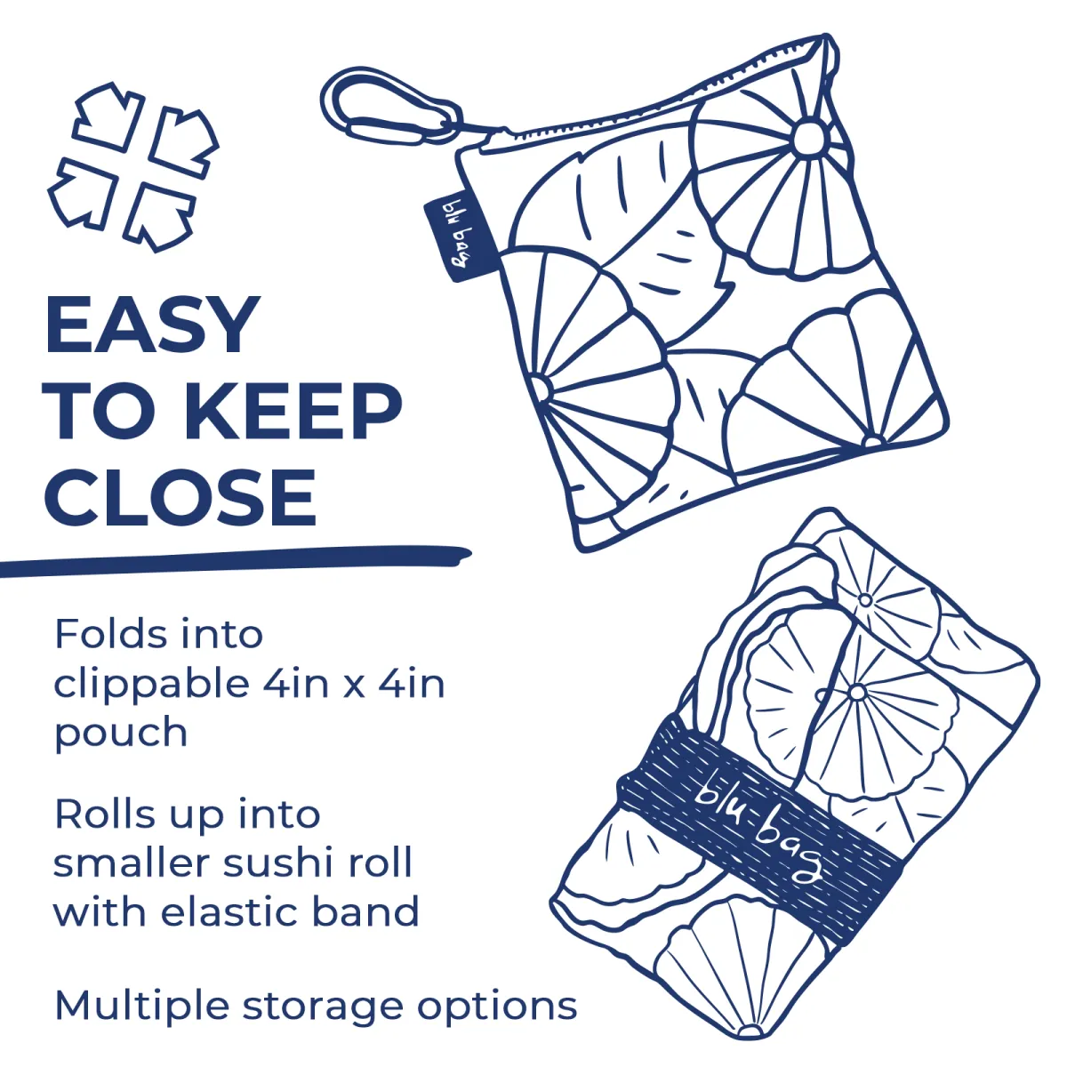 Sails Blu Bag Reusable Shopping Bag - Machine Washable