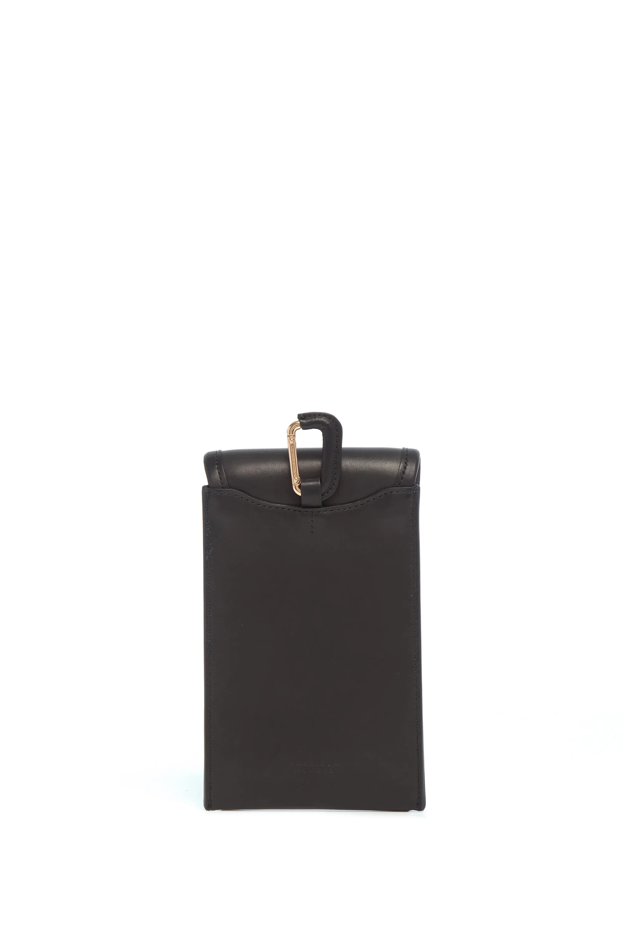 Sunglasses Pouch in Black Leather