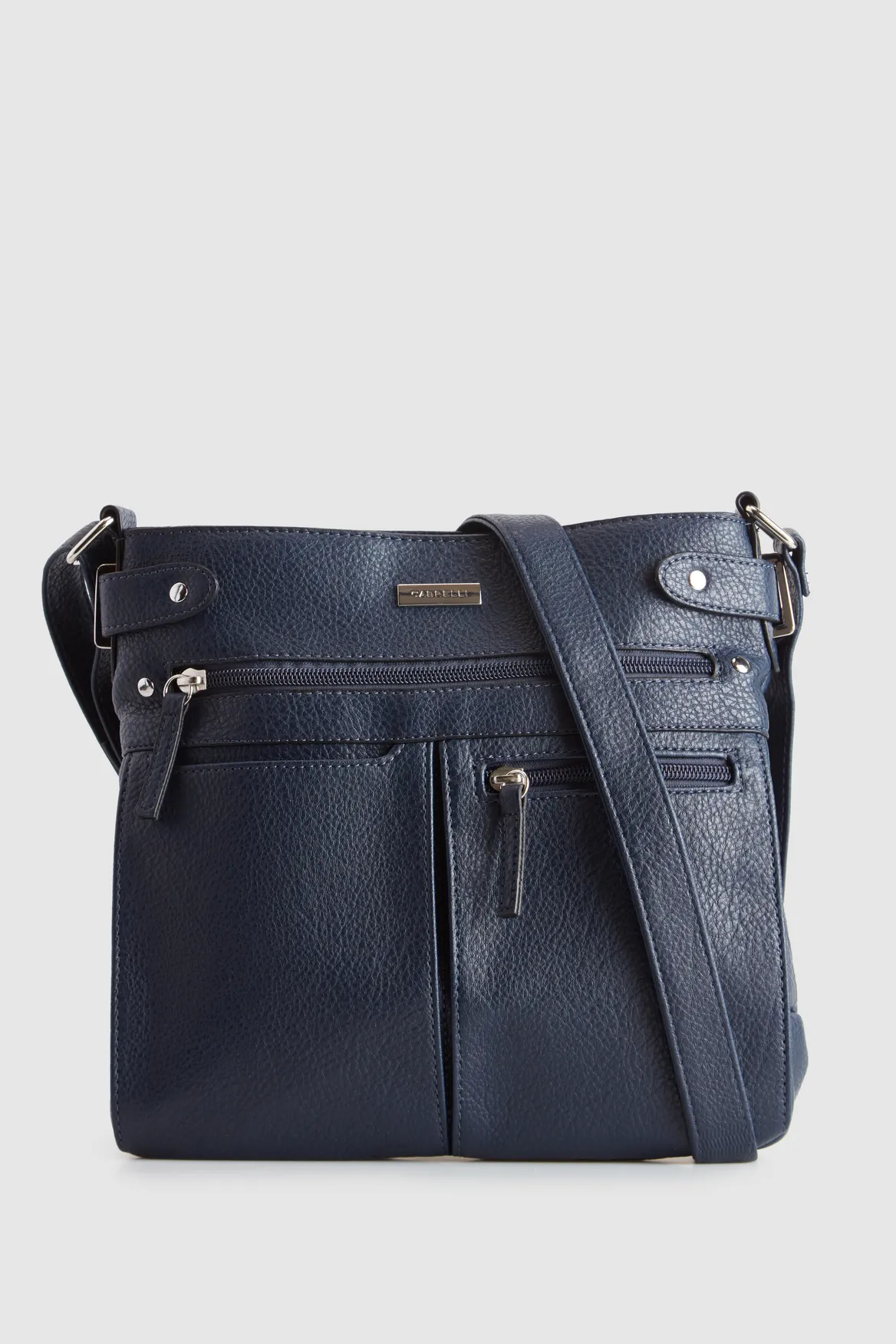 Tri-Pocket Crossbody Bag