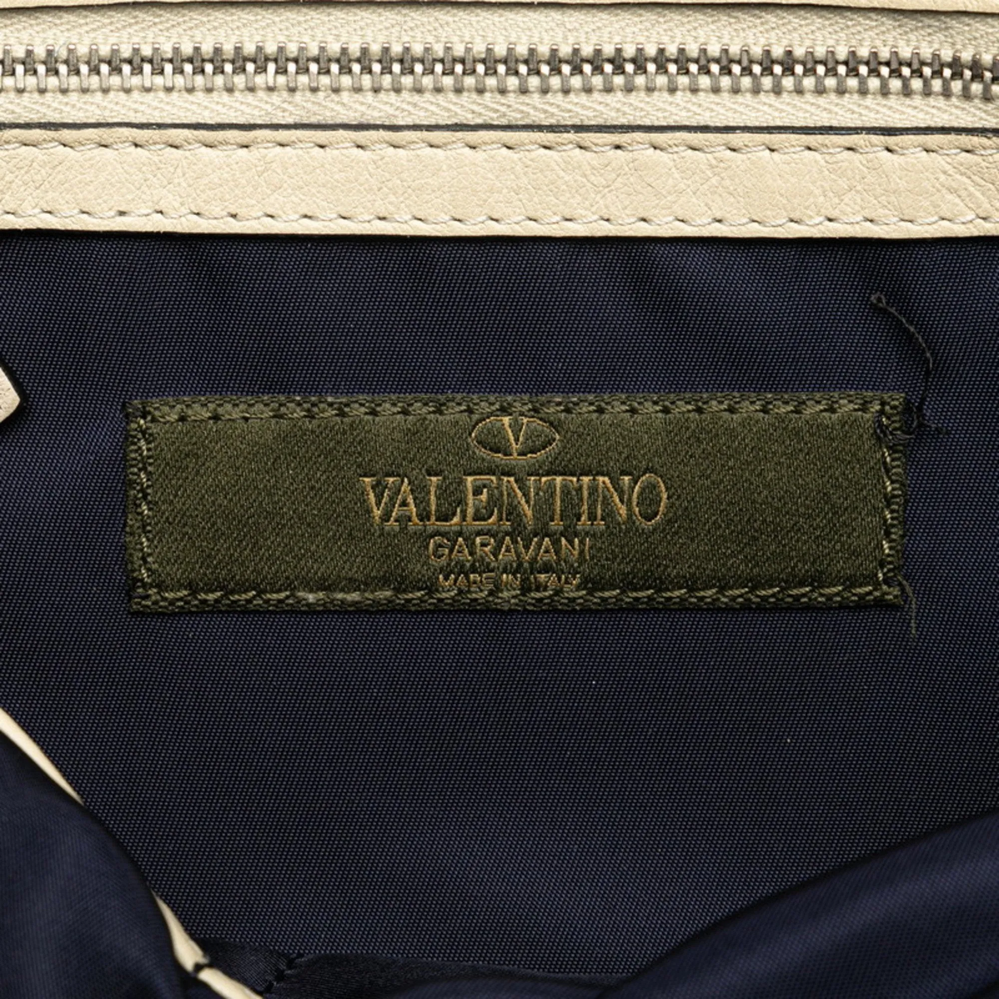 Valentino Camouflage Navy Nylon Shoulder Bag (Pre-Owned)