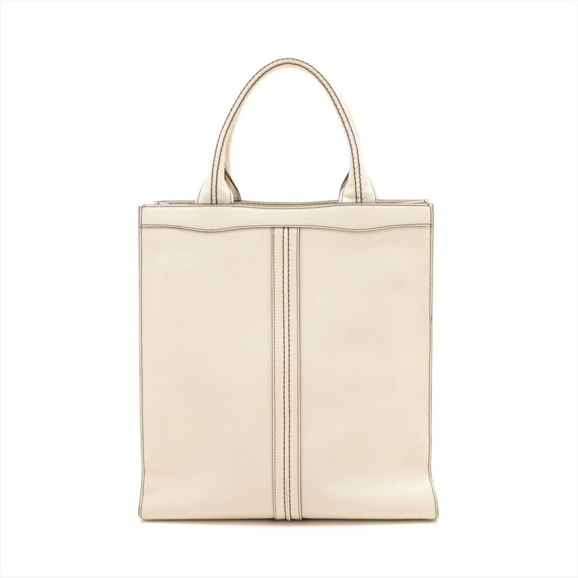 Valextra Leather Tote Bag (Pre-Owned)