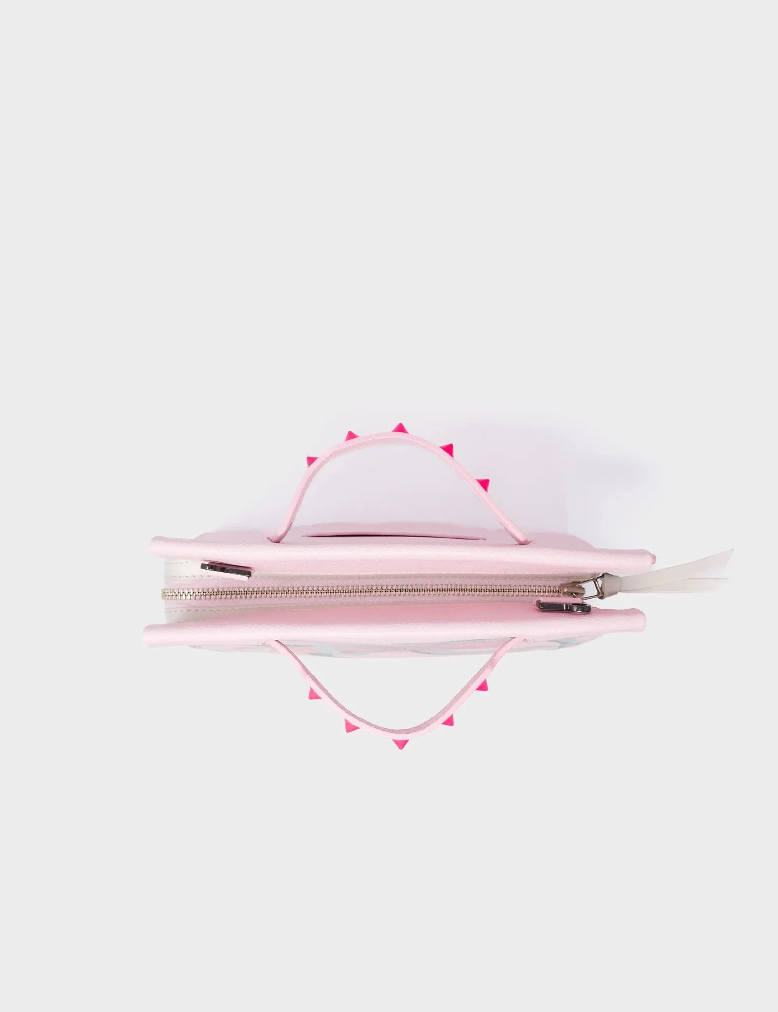 Vali Crossbody Small Parfait Pink Leather Bag - Tangle Tales Black Design