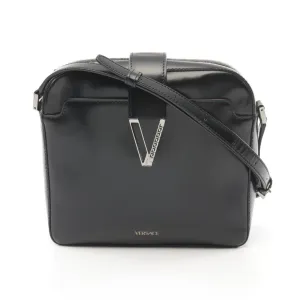 Versace Leather Shoulder Bag (Pre-Owned)